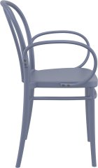 SİESTA VICTOR XL SANDALYE KOYU GRİ