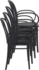 SİESTA VICTOR XL SANDALYE SİYAH