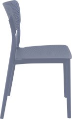 SİESTA LUCY SANDALYE KOYU GRİ