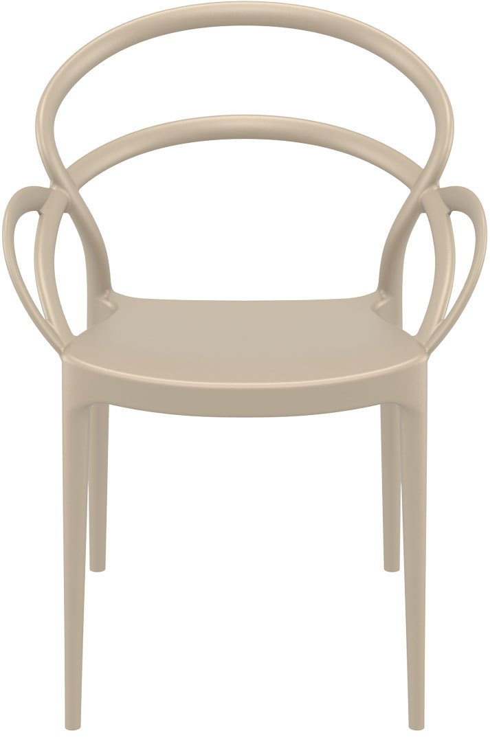 SİESTA MİLA SANDALYE KUM GRİ