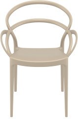 SİESTA MİLA SANDALYE KUM GRİ