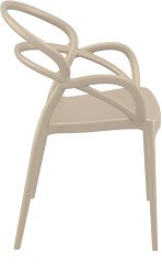 SİESTA MİLA SANDALYE KUM GRİ