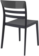 SİESTA MOON SANDALYE SİYAH TRNS. SİYAH