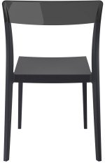 SİESTA FLASH  SANDALYE SİYAH TRNS. SİYAH