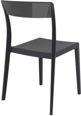 SİESTA FLASH  SANDALYE SİYAH TRNS. SİYAH