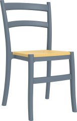 SİESTA TIFFANY-S SANDALYE KOYU GRİ