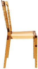 SİESTA OPERA  SANDALYE KAHVERENGİ TRANSPARAN