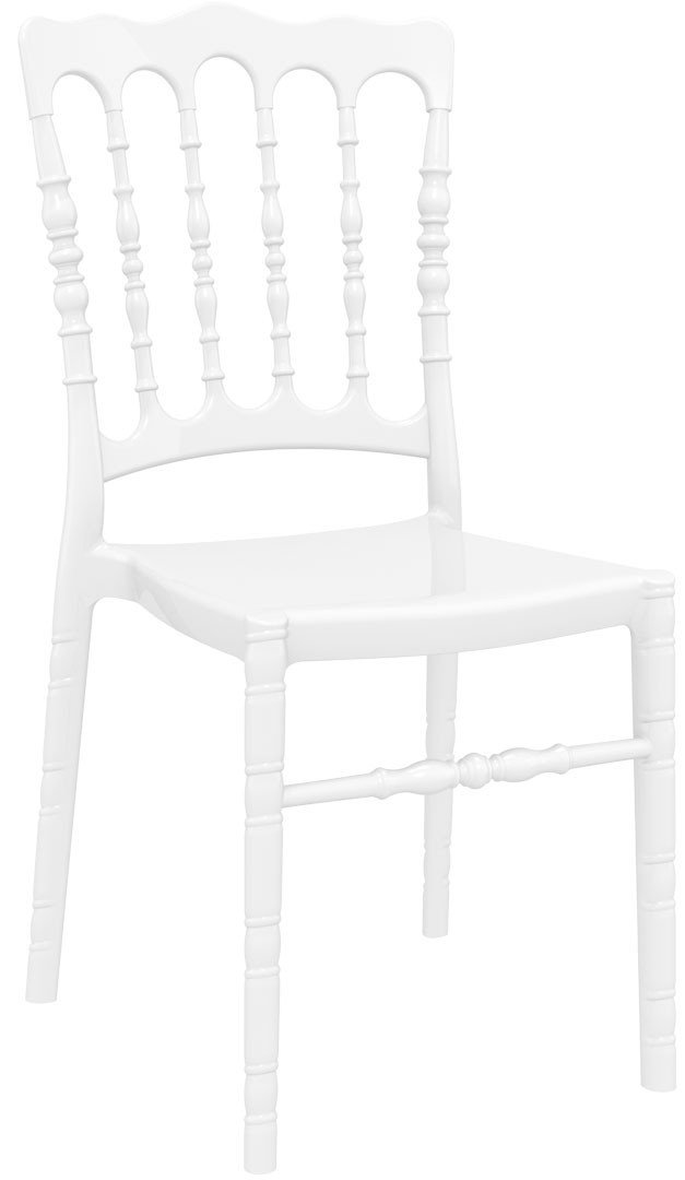SİESTA CHIAVARI SANDALYE PARLAK BEYAZ