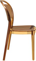 SİESTA BEE SANDALYE KAHVERENGİ TRANSPARAN