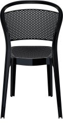 SİESTA BEE SANDALYE PARLAK SİYAH