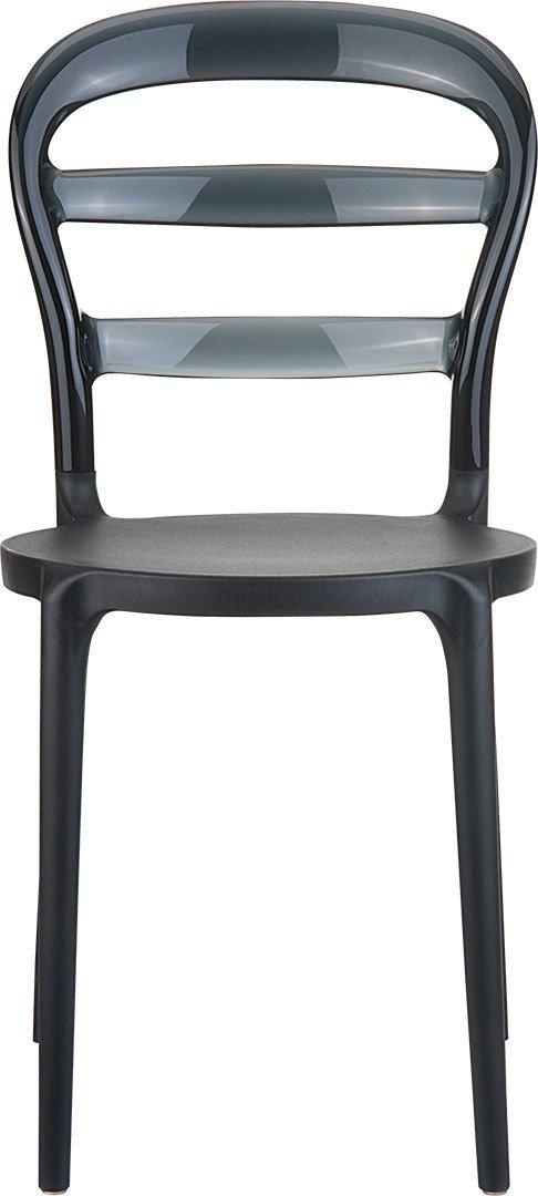 SİESTA MİSS BİBİ SANDALYE SİYAH TRNS. SİYAH