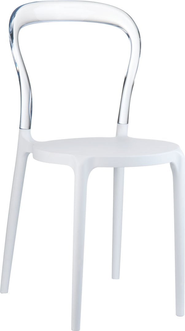 SİESTA MR BOBO SANDALYE ŞEFFAF TRNS. BEYAZ