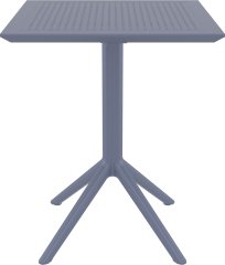 SİESTA  SKY KATLANIR MASA  60 CM KOYU GRİ