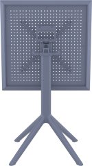 SİESTA  SKY KATLANIR MASA  60 CM KOYU GRİ