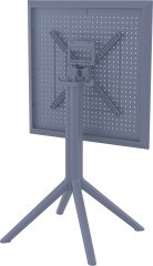 SİESTA  SKY KATLANIR MASA  60 CM KOYU GRİ