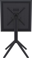 SİESTA  SKY KATLANIR MASA  60 CM SİYAH