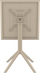 SİESTA  SKY KATLANIR MASA  60 CM KUM GRİ