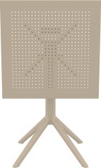 SİESTA  SKY KATLANIR MASA  60 CM KUM GRİ
