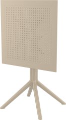 SİESTA  SKY KATLANIR MASA  60 CM KUM GRİ