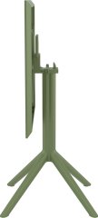 SİESTA  SKY KATLANIR MASA  60 CM ZEYTİN YEŞİLİ