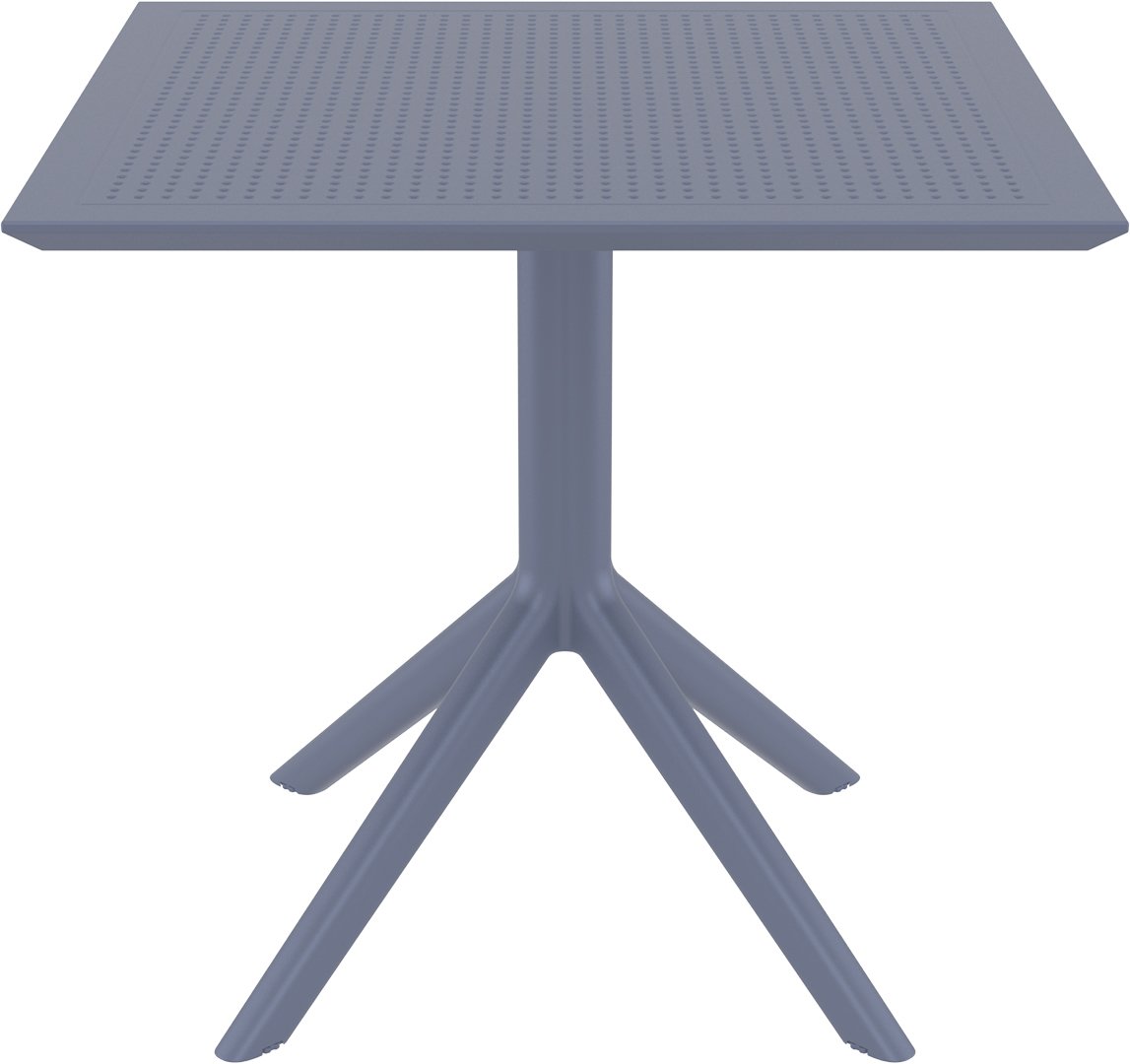 SİESTA SKY MASA 80 CM KOYU GRİ