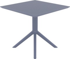 SİESTA SKY MASA 80 CM KOYU GRİ