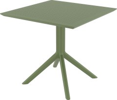SİESTA SKY MASA 80 CM ZEYTİN YEŞİLİ