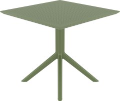 SİESTA SKY MASA 80 CM ZEYTİN YEŞİLİ