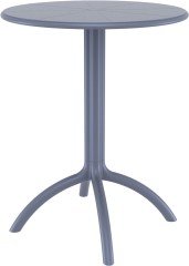 SİESTA OCTOPUS MASA  60 CM KOYU GRİ