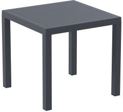 SİESTA ARES KARE MASA KOYU GRİ