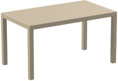 SİESTA ARES MASA 140 CM KUM GRİ