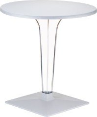 SİESTA ICE YUVARLAK MASA 60 Ø GÜMÜŞ GRİ
