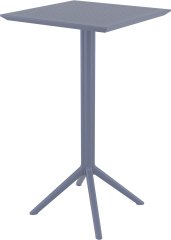 SİESTA SKY KATLANIR BAR MASASI 60 CM KOYU GRİ