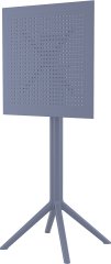 SİESTA SKY KATLANIR BAR MASASI 60 CM KOYU GRİ