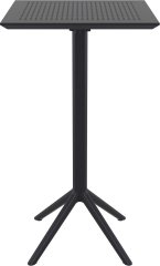 SİESTA SKY KATLANIR BAR MASASI 60 CM SİYAH