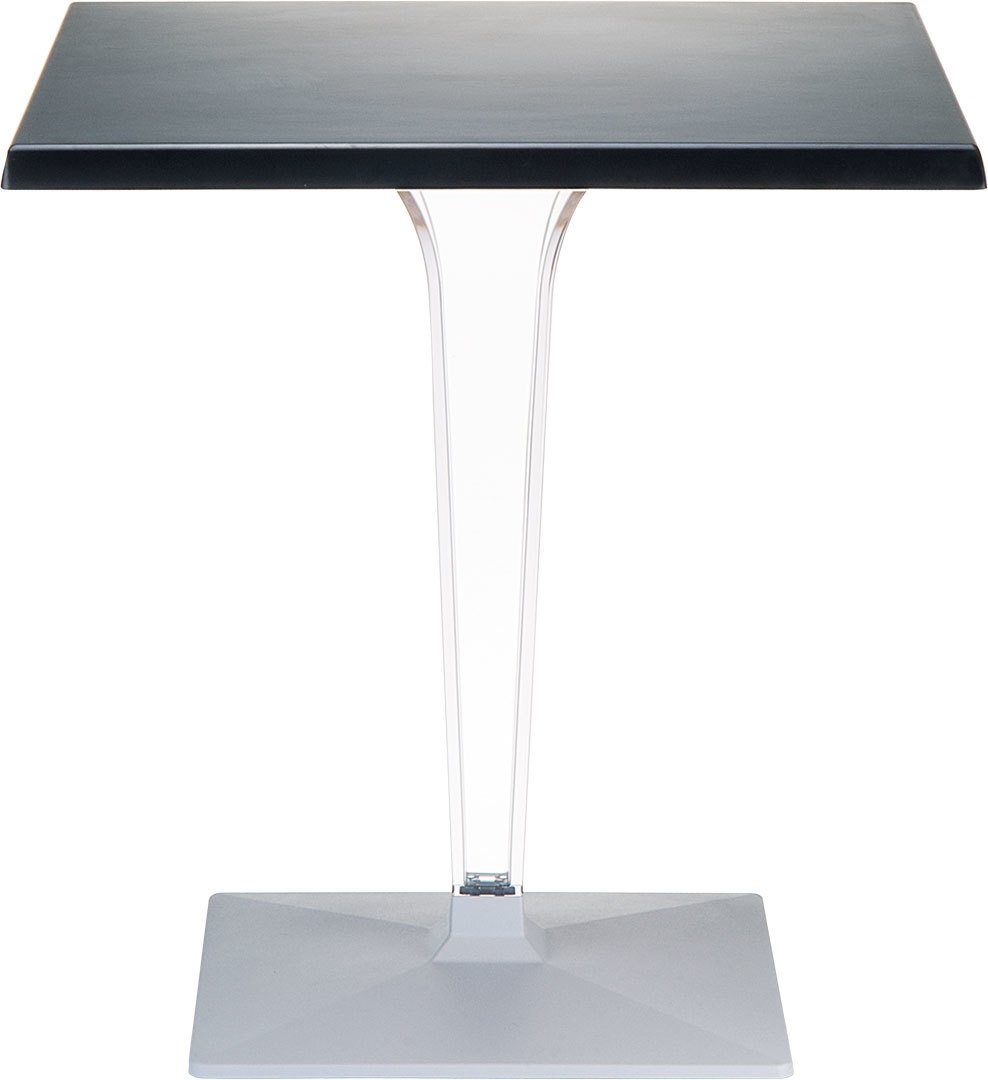 SİESTA ICE KARE MASA 70 CM SİYAH