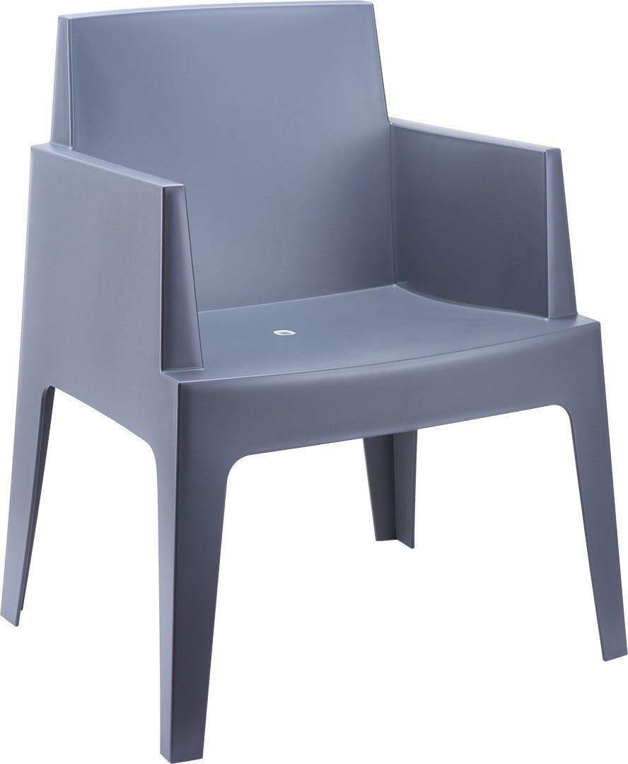 SİESTA BOX TEKLİ SOFA / KOLTUK KOYU GRİ