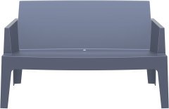 SİESTA BOX İKİLİ SOFA / KOLTUK KOYU GRİ