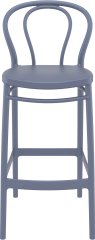 SİESTA VICTOR BAR SANDALYESİ 75 CM KOYU GRİ