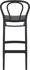 SİESTA VICTOR BAR SANDALYESİ 75 CM SİYAH