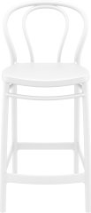 SİESTA VİCTOR BAR SANDALYESİ 65 CM BEYAZ