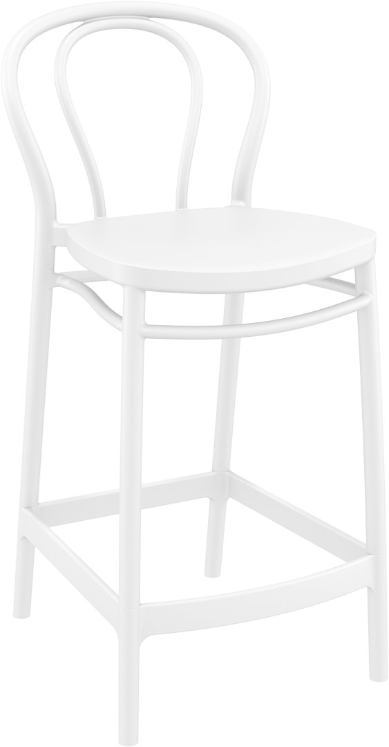 SİESTA VİCTOR BAR SANDALYESİ 65 CM BEYAZ