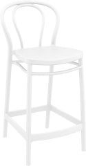 SİESTA VİCTOR BAR SANDALYESİ 65 CM BEYAZ