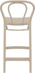 SİESTA VİCTOR BAR SANDALYESİ 65 CM KUM GRİ
