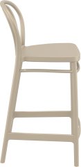 SİESTA VİCTOR BAR SANDALYESİ 65 CM KUM GRİ