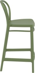 SİESTA VİCTOR BAR SANDALYESİ 65 CM ZEYTİN YEŞİLİ