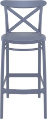SİESTA CROSS BAR SANDALYESİ 75 CM KOYU GRİ