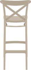 SİESTA CROSS BAR SANDALYESİ 75 CM KUM GRİ