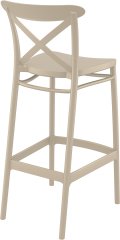 SİESTA CROSS BAR SANDALYESİ 75 CM KUM GRİ