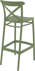 SİESTA CROSS BAR SANDALYESİ 75 CM ZEYTİN YEŞİLİ